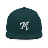MI State - Michigan MI 3-D Logo Premium Snapback Hat - 