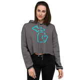 MI State - Michigan Crop Hoodie - Storm / S