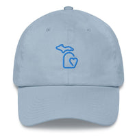 MI State - Michigan Dad hat - Light Blue