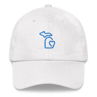 MI State - Michigan Dad hat - White
