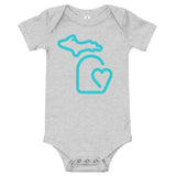 MI State - Michigan Onesie - Athletic Heather / 3-6m