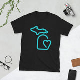 MI State - Michigan Short-Sleeve Basic Unisex T-Shirt