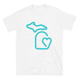 MI State - Michigan Short-Sleeve Basic Unisex T-Shirt - 