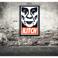 Obey Ilitch 24x36 Gallery Wrapped Canvas