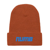 Waffle beanie - Rust